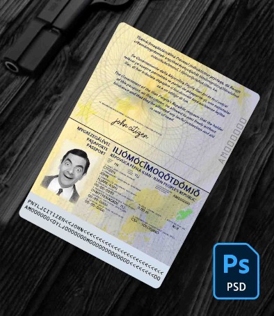 Ilia passport PSD